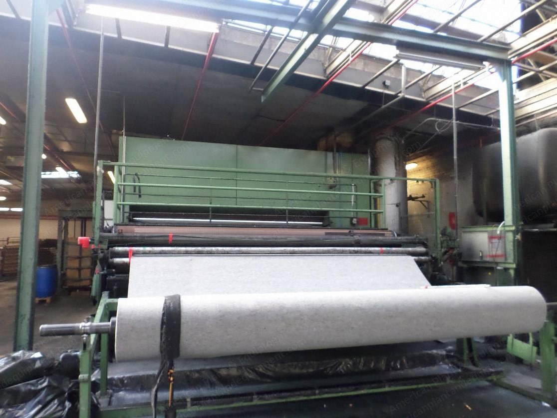 Fleissner Sieve Drum Dryer, 4 Drums, Working Width 4500mm, 1982