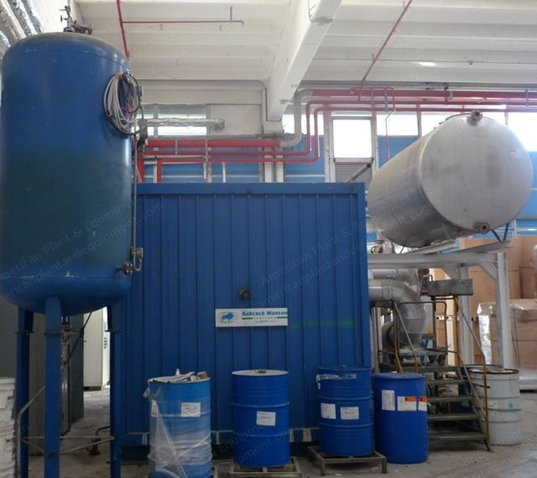 Babcock, Thermo Oil Boiler, 2000, 7500 kW, Gas Burner, 240 m³/h Pump