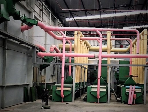 Long Bliss, Sinothai, BBC, Complete Yarn and Fabric Waste Recycling Line, 2006-2012, BBC Baler 6-7 Bales/hr