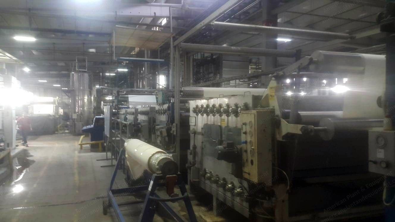 Brugman, 1999, Open Width Continuous Washing Machine, Working Width 2200mm, 5 Washing Tanks