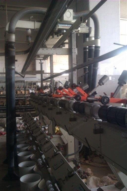 Volkmann, VTS-07, 1999, TFO Twister, 160 Spindles, 225mm Gauge, Air Threading, with Assembly Winder