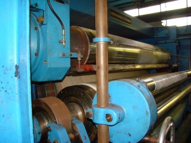 Ramisch, Nipco L RKK360, 1988, 3-Roll Calender, 2400mm Width, Oil Heated, 60 Tons Pressure