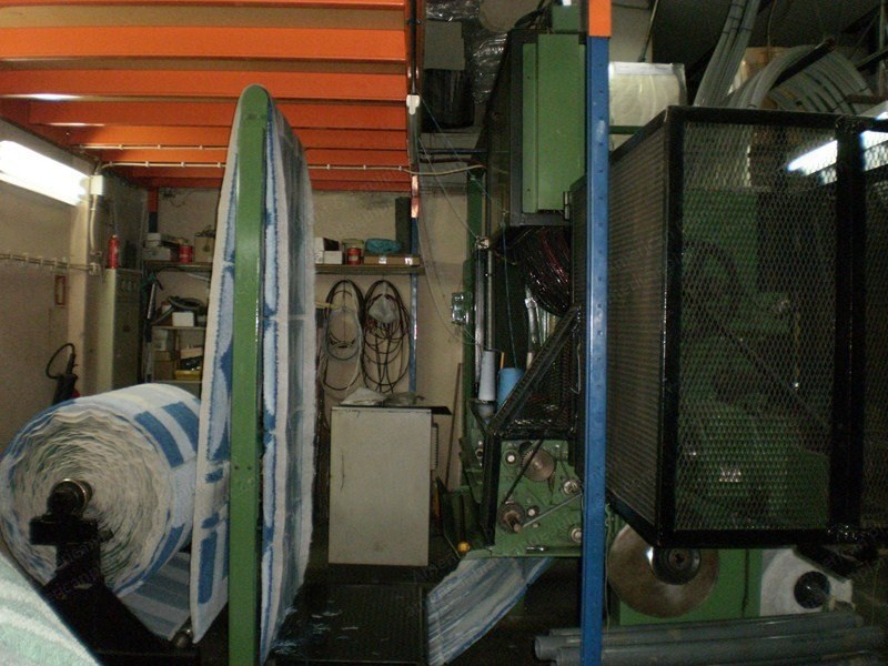 Complete Bath Mat Plant, Cobble / Singer / Venor, 800 Pcs/Shift Capacity, Latex Application Oven