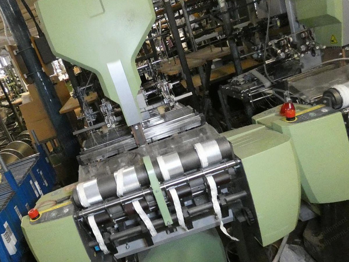 Jacob Muller, NH2 53 4/66 Z93K, 2015, Narrow Fabric Needle Loom, Working Width 66mm, 4 Feeders, 3 Phase 380-440V