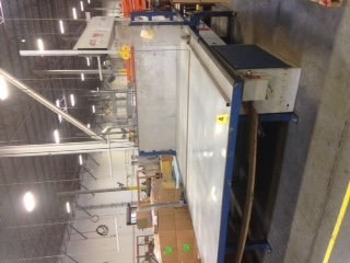 Fecken and Kirfel, V21D, 1982, Vertical Foam Cutter, 1156mm Throat Height, 2115mm Inside Table