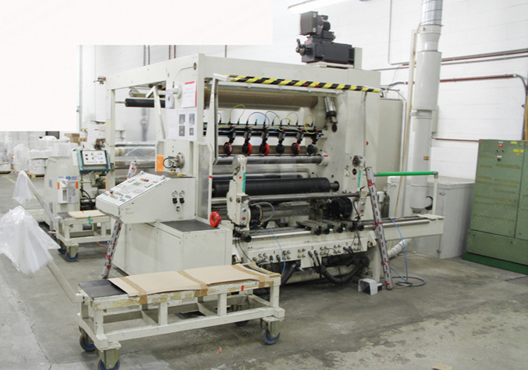 Euromac, TB-6, 1999, Width 1400mm, Speed 600 m/min, Unwind 800mm, Rewind 600mm