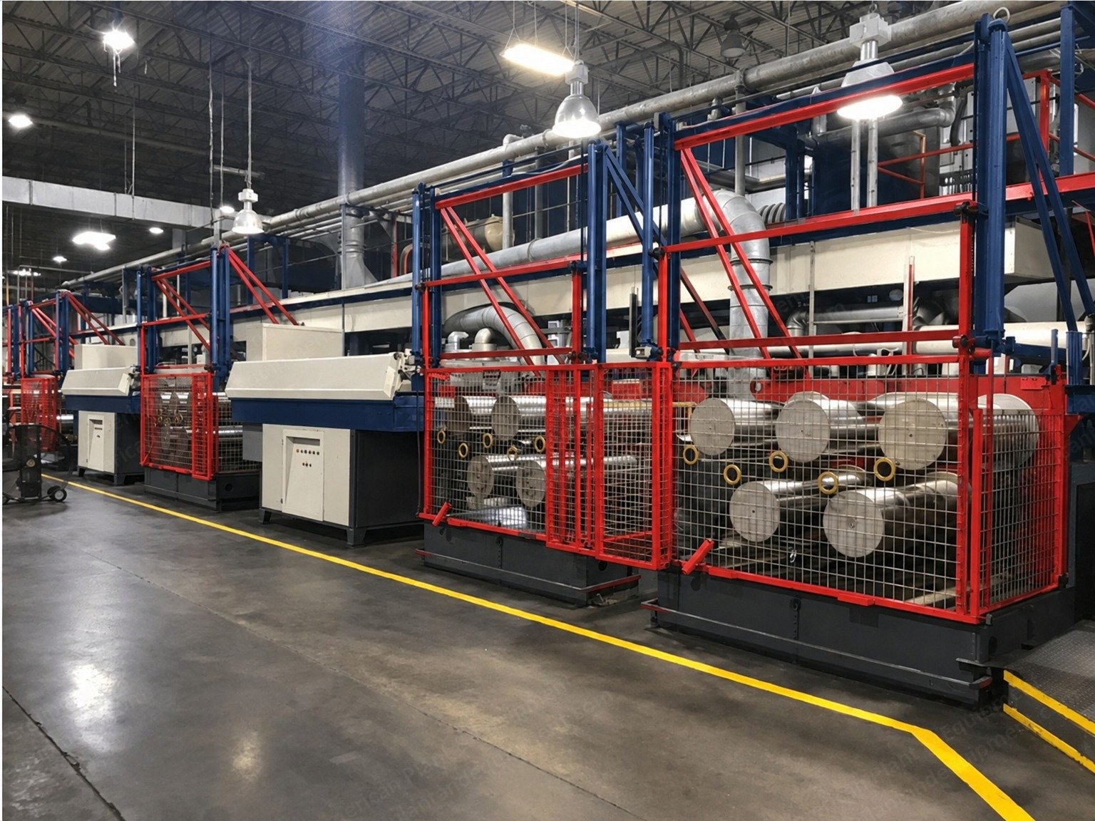 Fare, PP Staple Fiber Extrusion Line, 1990, 160 mm Extruder, 8-Position Spin Beam