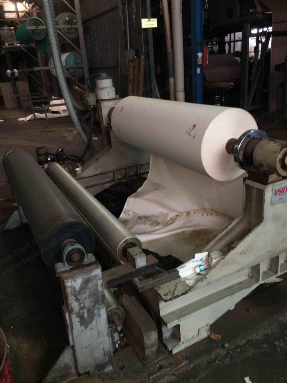 Nuova Isotex, ARR KR RAN2 KRICT VIXV9, 1988, Coating Line for Synthetic Leather & Upholstery, 4 Heads, 1800mm Roller Width, 4 Drying Ovens