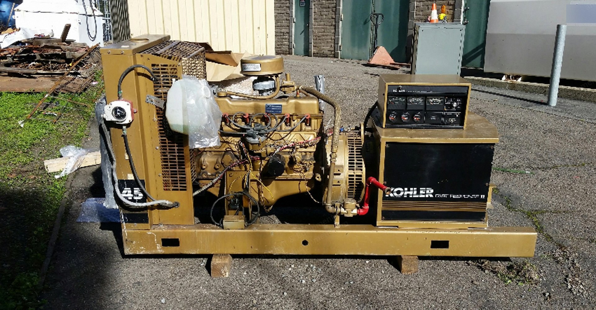 Kohler, 45RZ202, 40kW Natural Gas Generator Set, 60 Hz, 2525 Hours