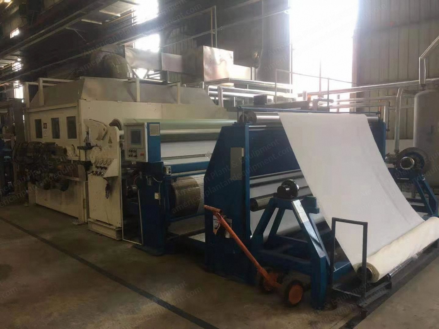 Bruckner Heat Setting & Winder Machine, 2600mm