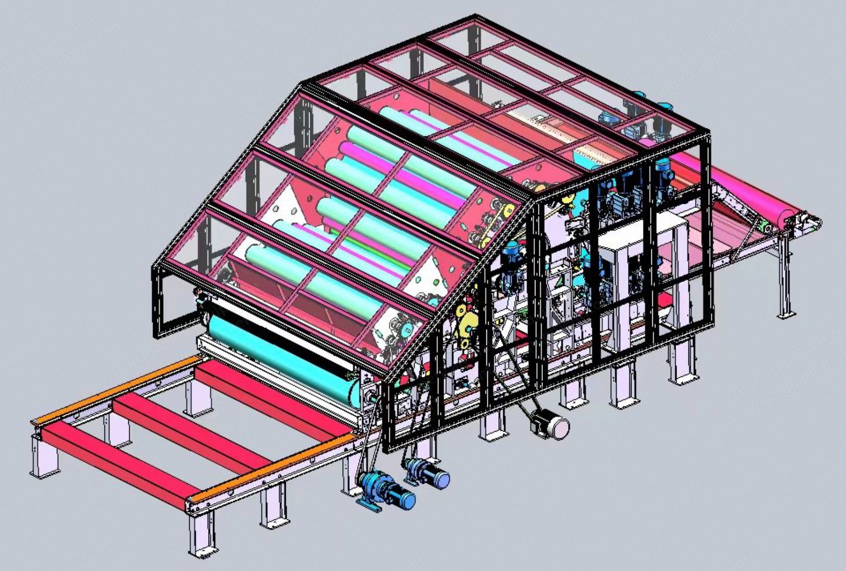 NovaStar, High Speed Carding Machine, 3500mm Working Width, 600 kg/h Capacity