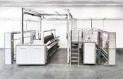 NovaStar, Powder Lamination Line, with Tensioning System, Slitting, Motorized Rewinding and Unwinding, IR Pre-Dryer