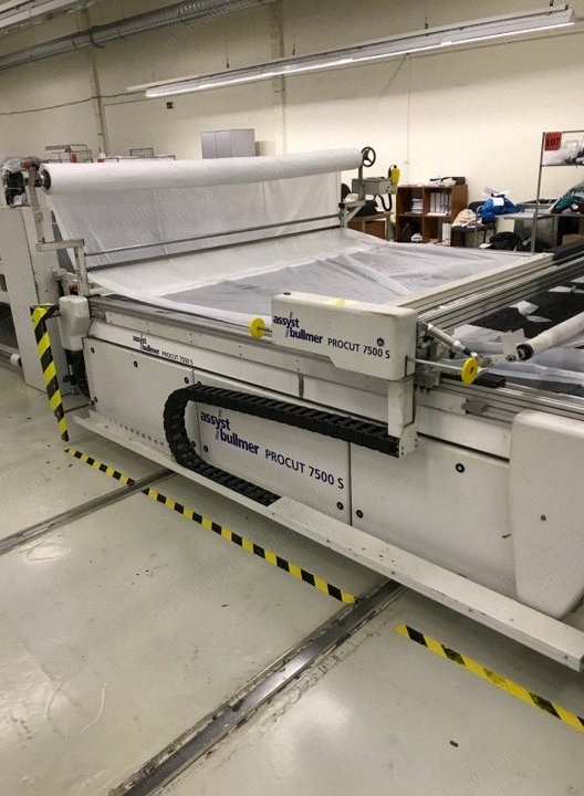 Bullmer Cutting Machine, 1800mm Working Width, 100 m/min, 230V/400V