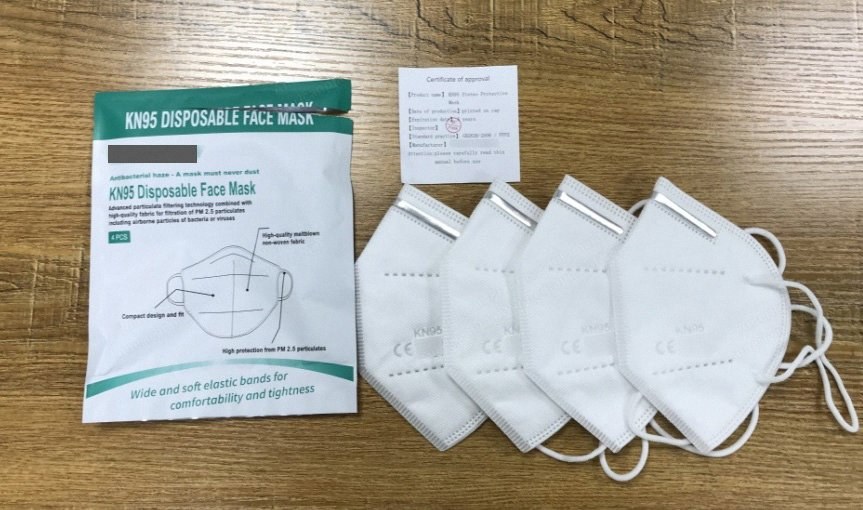 NovaStar, FM283, KN95 Face Masks, 4-Ply, 0.3 Micron Filtering