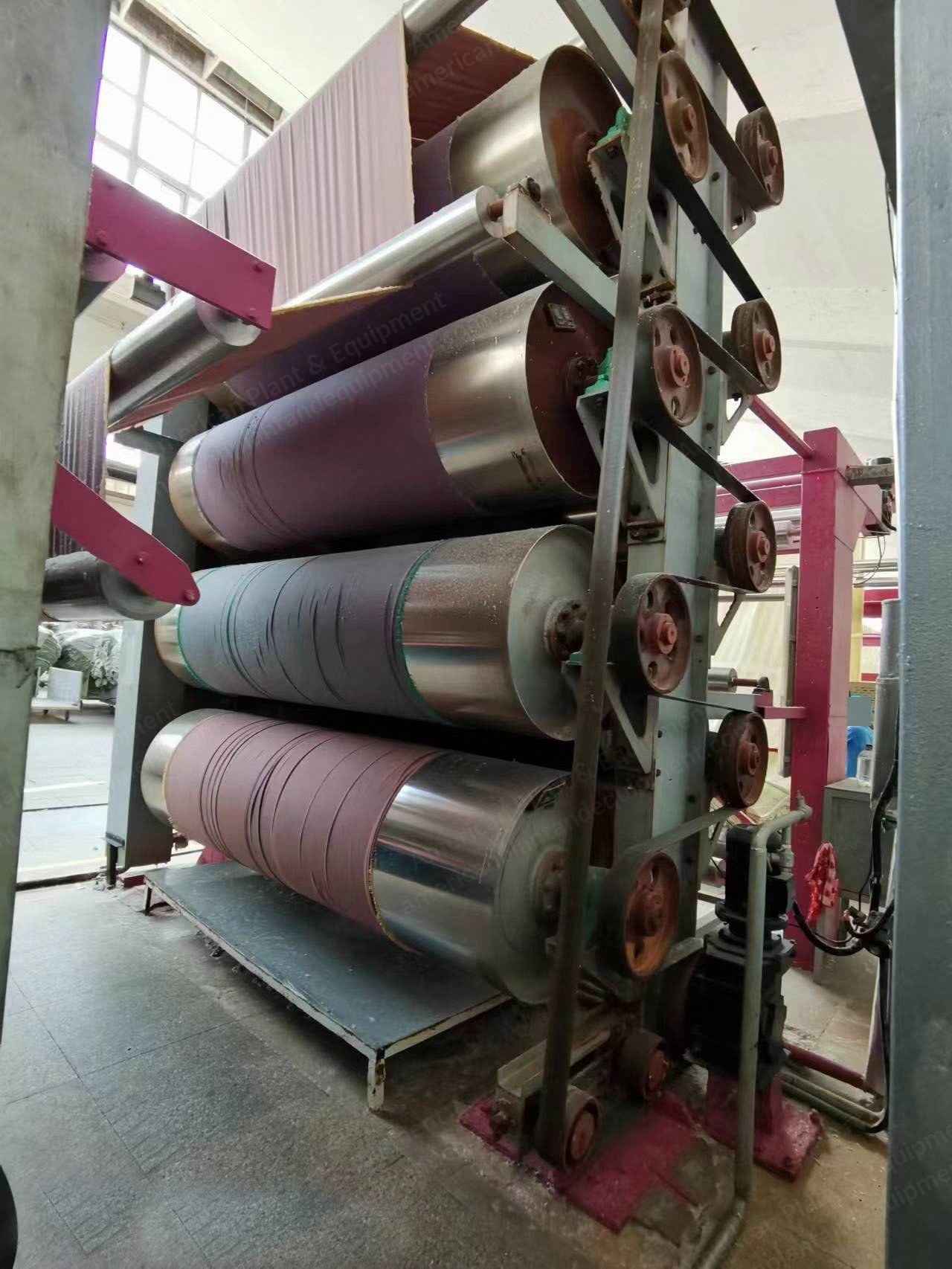 Kuster, Pad Steam Machine, 2005, 2600mm Width, 1 Dyeing Padder, 1 Steamer, 6 Washing Tanks, 8 Cylinder Dryers