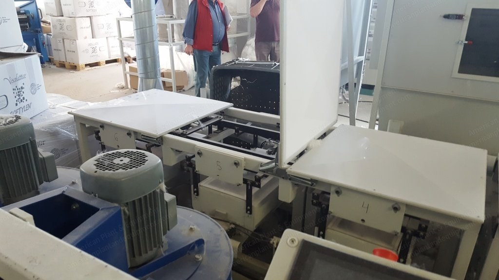 J.M. Engineering, Automatic Formation Line, 2010, 6-Heads, 15 kW, 150-200 kg Silo Capacity