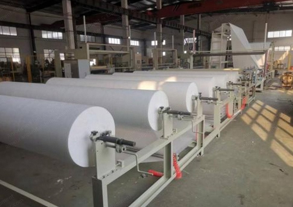 NovaStar, SR256, Side Sealing and Rewinding Machine, 7 Ultrasonic Units, 6 Roll Loading Racks