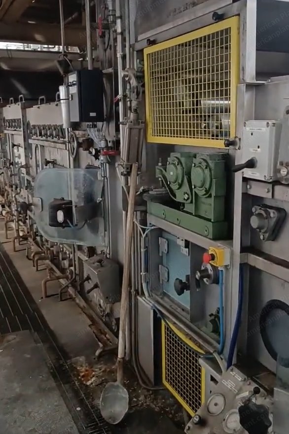 Babcock Bleaching Line, 1995, 7 Tanks, 1800mm Working Width, Steamer
