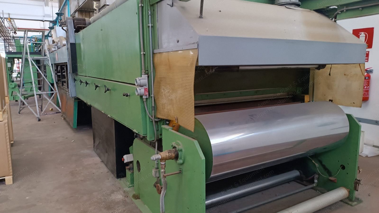Comapa Coating Line, 1985, 1800mm Working Width, 3-Head, Wet Lamination