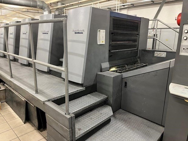 Heidelberg, XL105-5+LX2, 2006, 5 Colors, 750x1050mm, Coating Unit