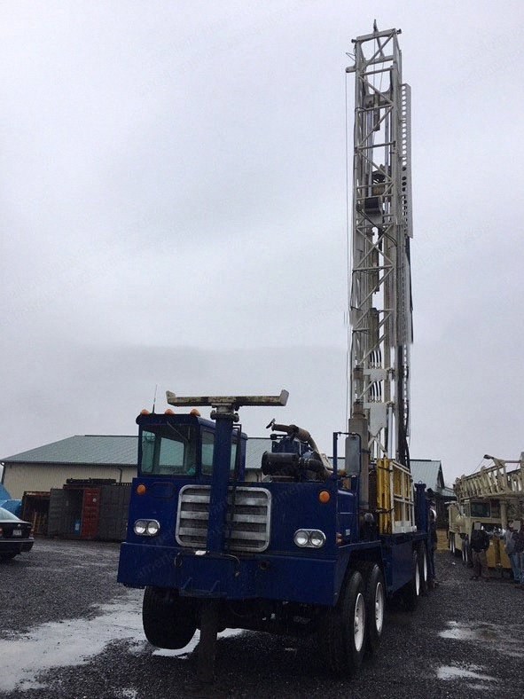 Ingersoll-Rand, RD20 Range II, Drilling Rig, Caterpillar 3406 Diesel Deck Engine, 110000 lbs Pullback, Central Manufacturing 4-Axle Truck