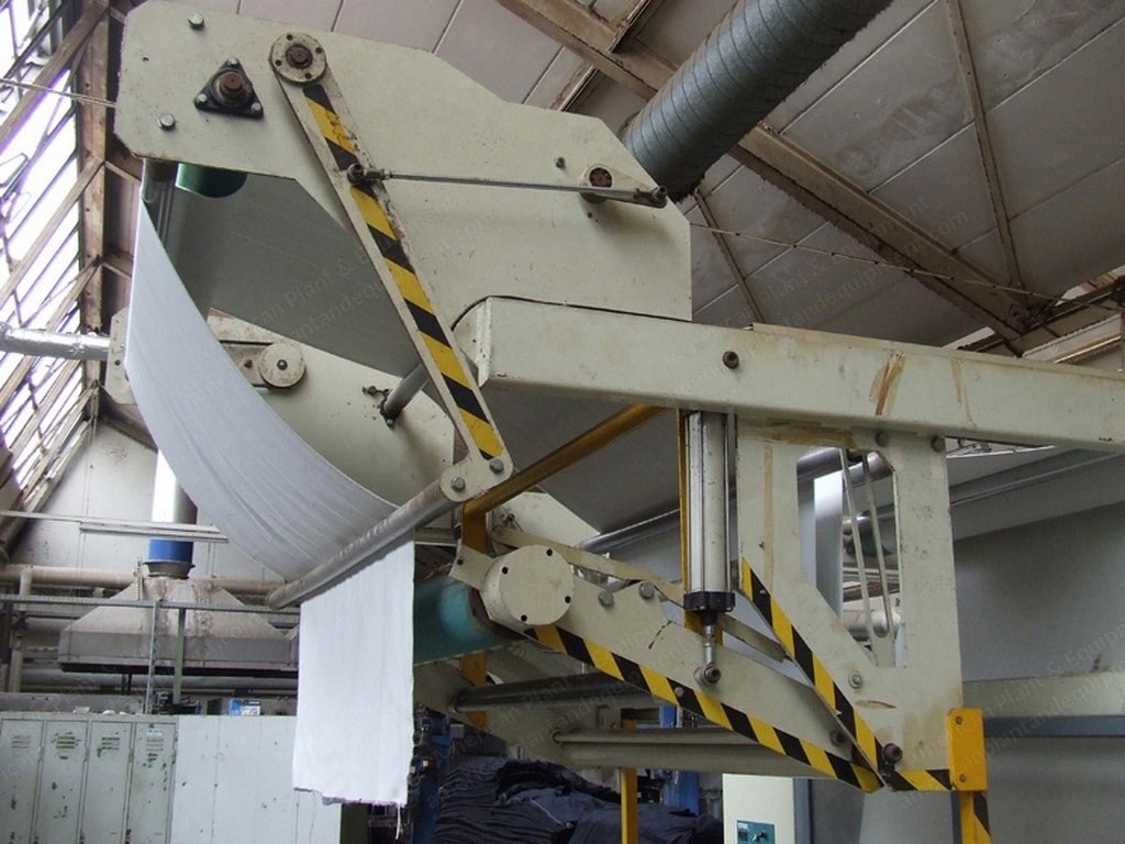 Torres, Micropunkt 153, 1999, Emerizing Machine, 1800mm Working Width, 2000mm Roller Width, and Menzel, Minimerc, 1999, Mercerizing Machine, 2400mm Working Width