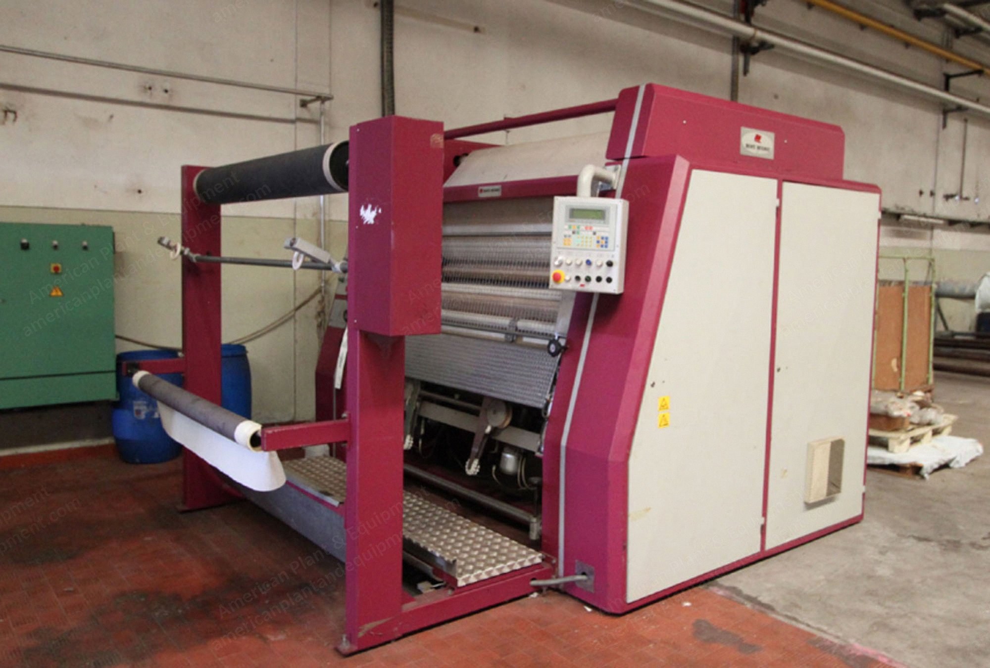 Monti, 900-E, 2001, Compacting and Finishing Calender, 1750mm Felts Width, Open Width 1700mm, Tubular 1500mm