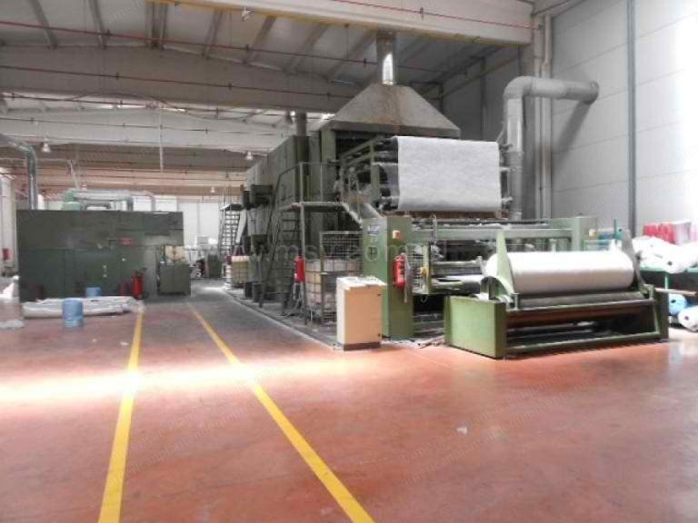 Bematic, Bombi, 2005, Nonwoven Cardline and Oven, 2500mm Working Width, 3-Layer Oven, 10m Long