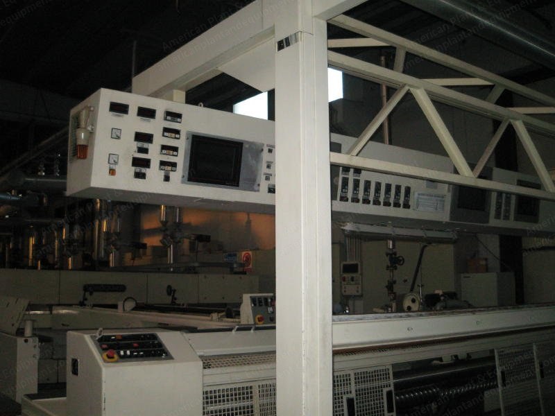 Bruckner, Tenter Frame, 3400mm, 7 Chambers, Oil Heated, with Mahlo Weft Straightener and Kusters Padder