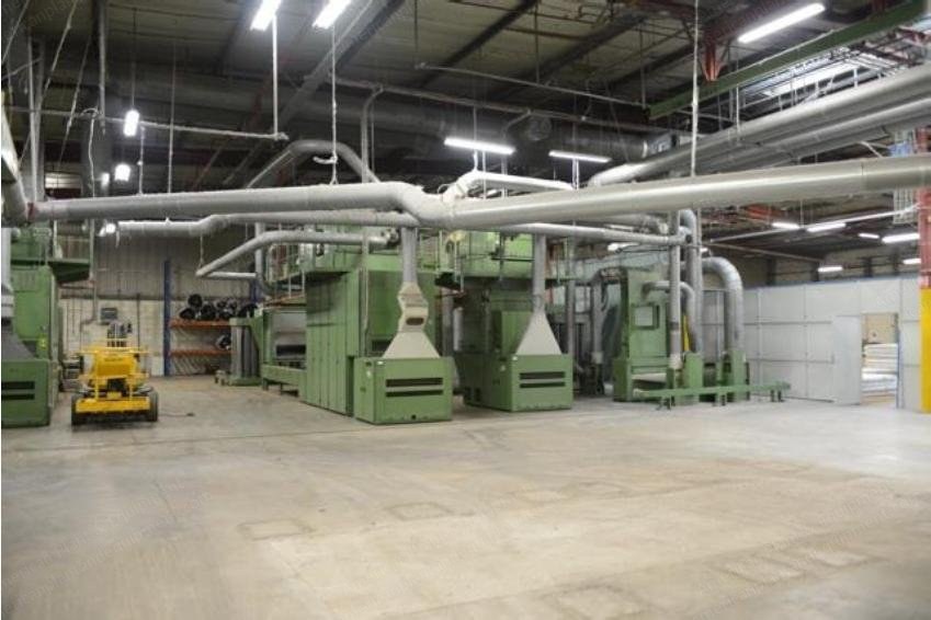 Trutzschler, Spinnbau, Ramisch Kleinewefers, Edelmann Thermobonding Line, 1994, 2500mm Width