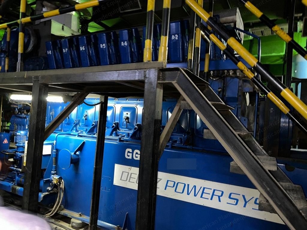 MWM, TCG 2032 V16, 2008, 12MW Gas Power Plant, 3x 4MW Gensets, 11kV, 50Hz