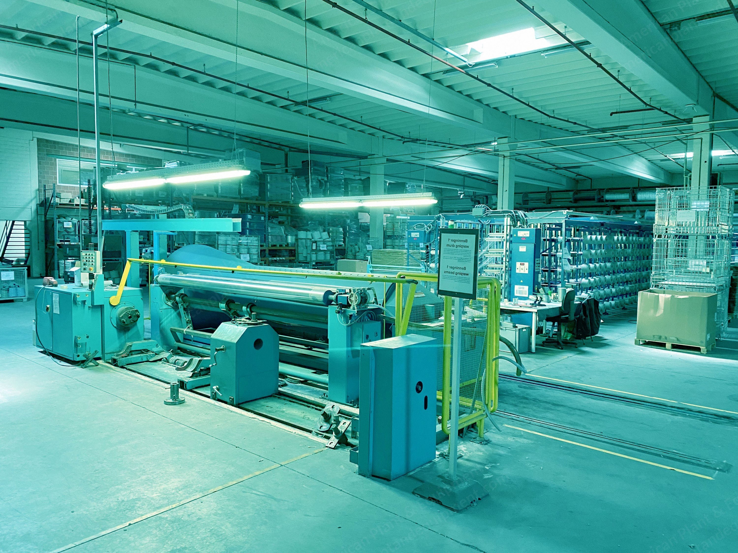 Benninger, Ben-Supertronic, 1996, Sectional Warper, 3400mm Working Width, 1000mm Max Beam Diameter, Ben-Creel 720 Bobbins