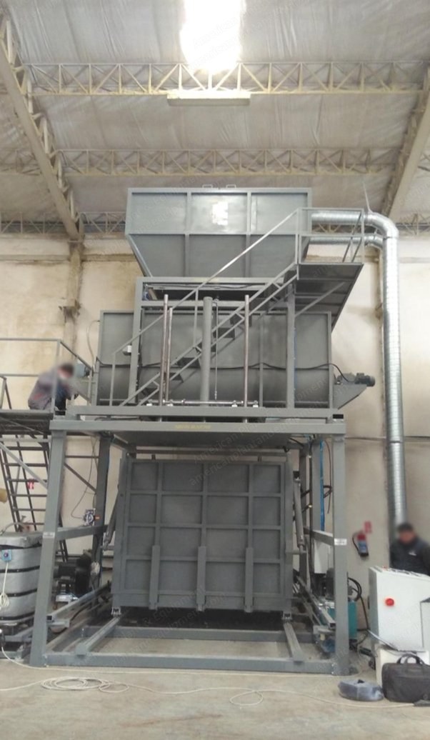 Nefin, NEF-K6, Automatic Rebonded Foam Line, 4 Tons Capacity, 90 kW Shredder, 10 m3 Silo