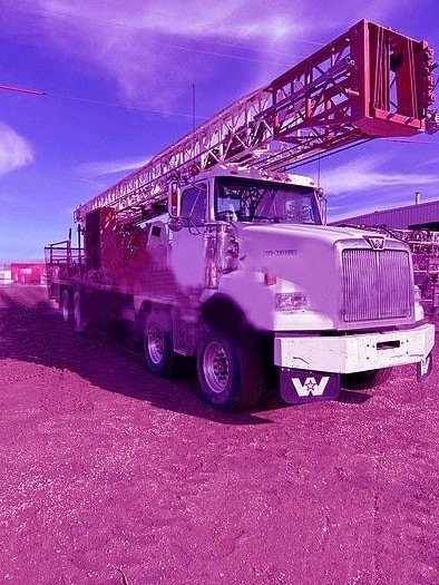 Ingersoll Rand, TH60 Range I, 2004, Water Well Drilling Rig, 38,000 lb Pullback, 700-250 psi Air Compressor, Western Star Tandem-Tandem