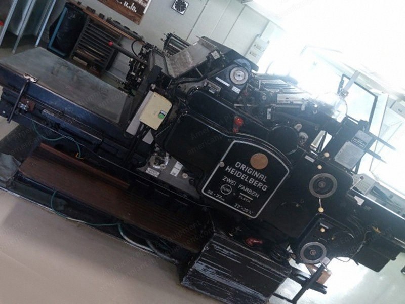 Heidelberg, SBG, Cylinder Press, 56 x 77, 3000 sh/h