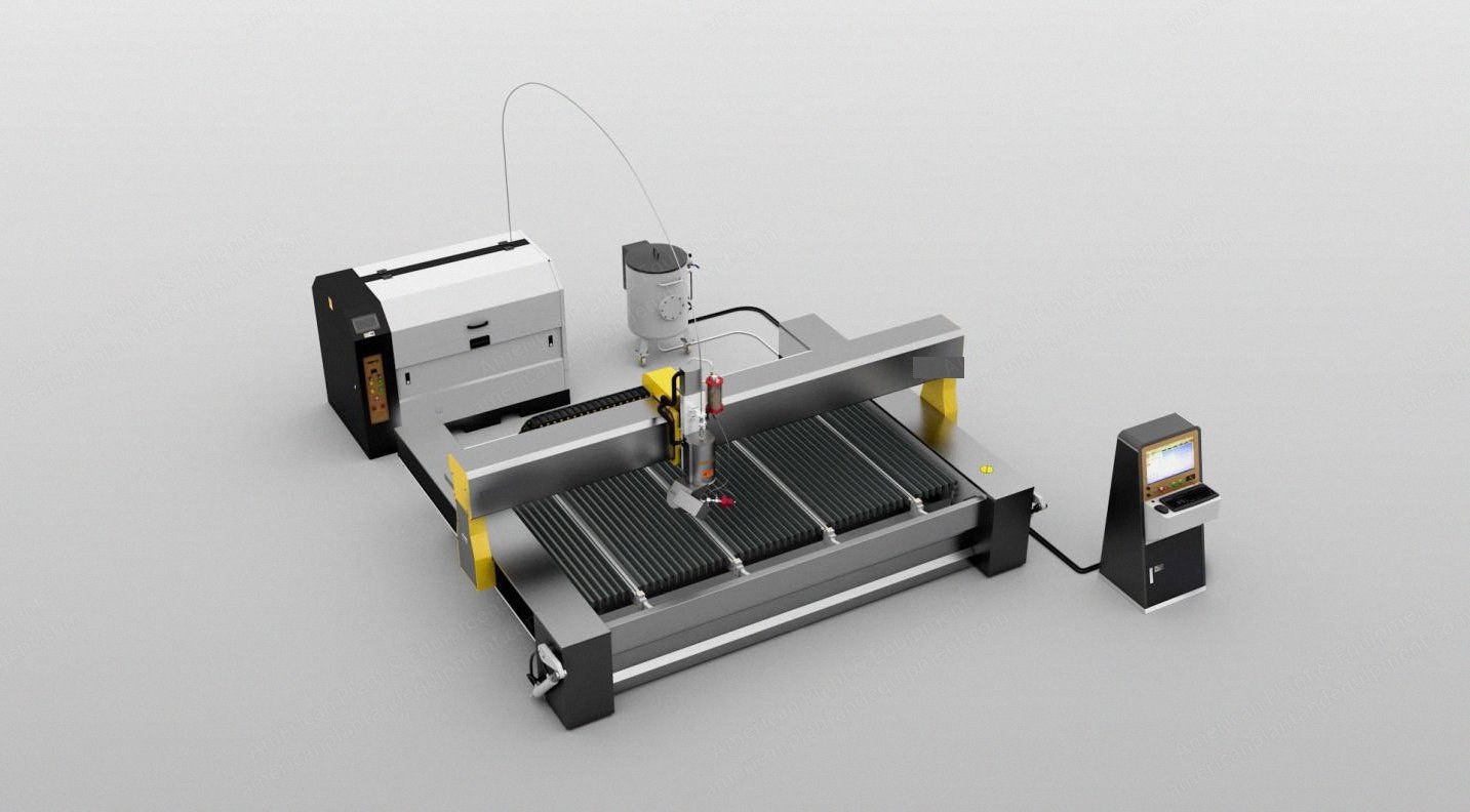 NovaStar, CU107, Waterjet Cutting Machine, 2600x1580mm Travel, 50HP Intensifier Pump