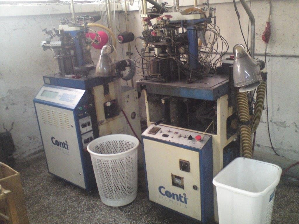 Lonati, Matek, Conti, Sock Knitting Machines, 1992-2001, 8-Unit Package