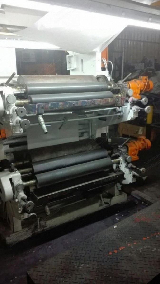 Triumph, 3, 1982, 1 to 2 Plys, 450 to 1000mm Web Width, 4 Color Inline Printing Unit