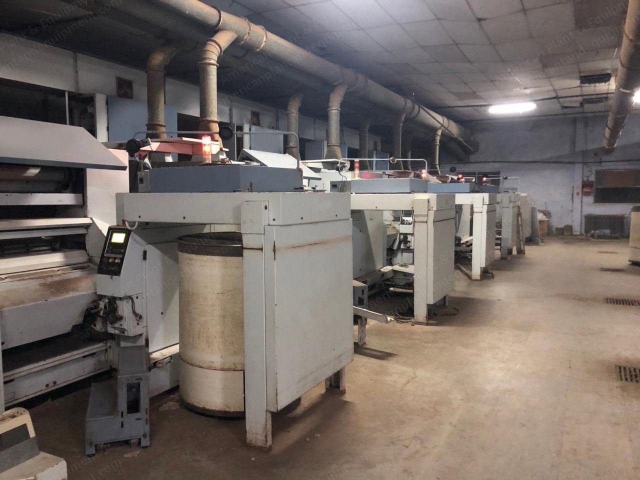 Crosrol, MK-6, 2006, 36" Coiler, Single Licker-in, Carding Machine with Chute Feed