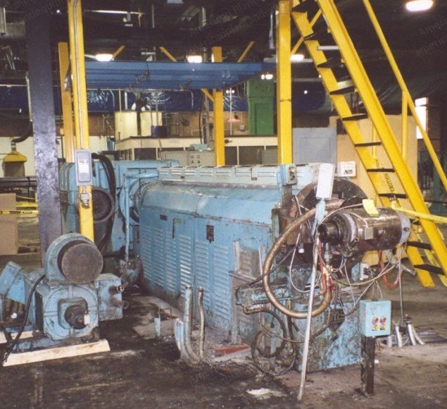 Royle, 4A Gearbox, 6" Horizontal Extruder, 24:1 L/D, 250HP