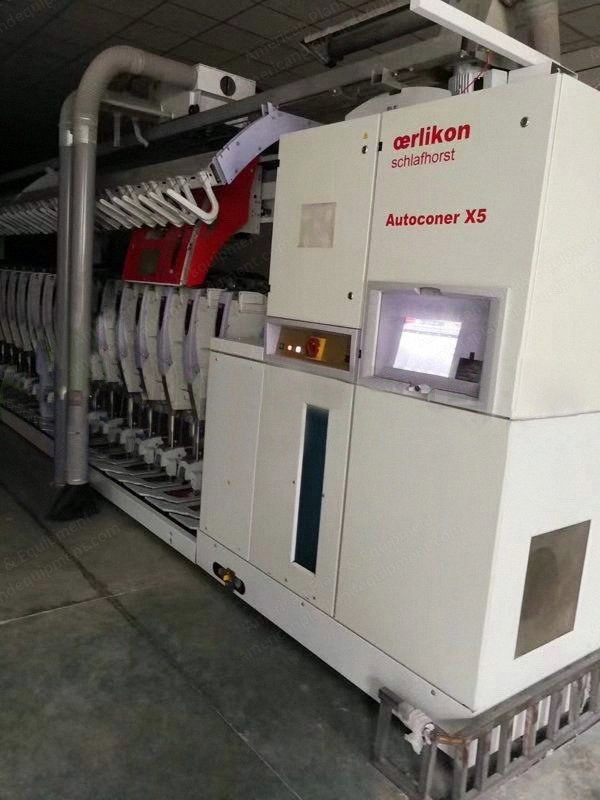 Schlafhorst, Autoconer X5, 2012, 60 Spindles, Quantum 3 Electric Cleaner, Full-Automatic