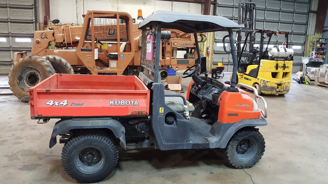 Kubota, RTV900W, 2008, Diesel, Hydraulic Tilt Bed, 1400 Hours