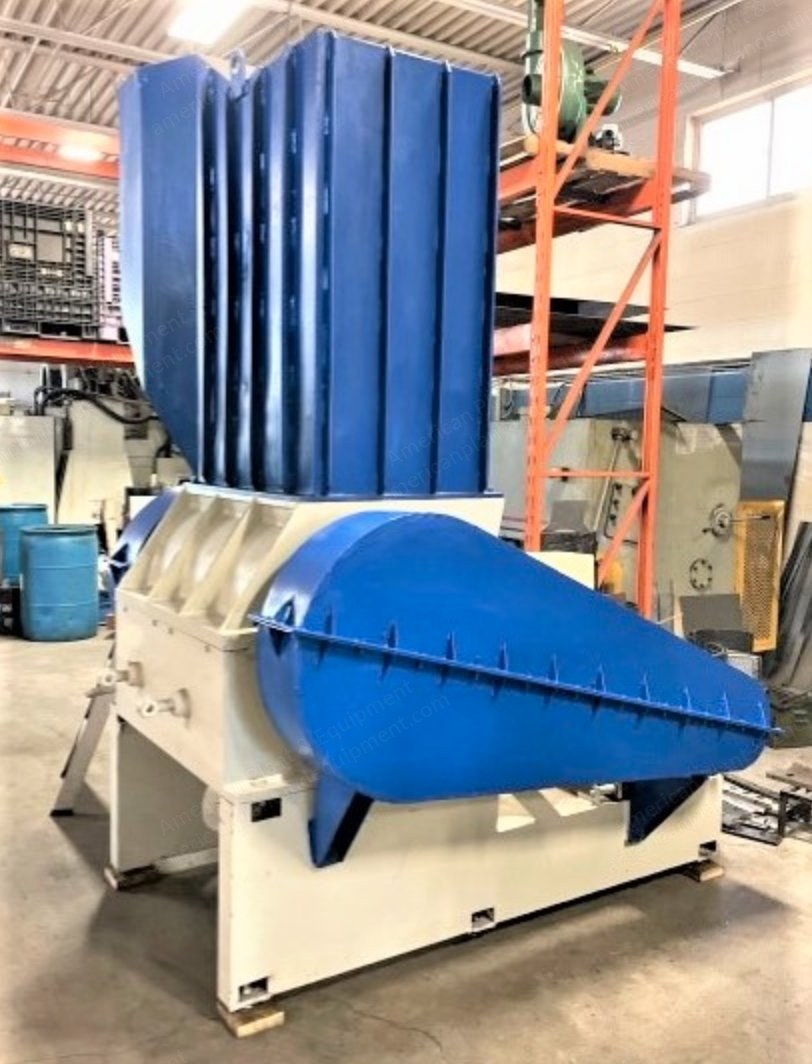 Refurbished 60 HP Granulator, 24x33" Opening, 3 Knife Open Rotor, 460V