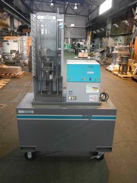 Carver, 3888-100A00, 15 Ton Capacity, 6x6" Platens, Auto Series Controls, 0.25 HP