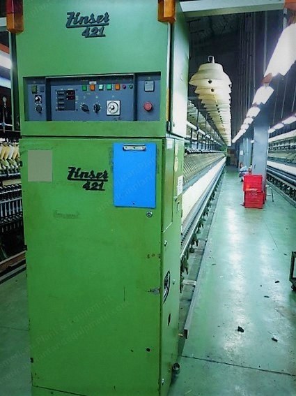 Zinser, 421E, 1995, Worsted Spinning Frame, 600 Positions, 45mm Ring Diameter