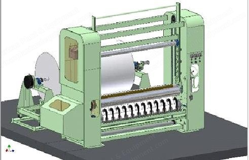 NovaStar, Slitter Rewinder, 130" Max Roll Width, 60" Max Unwind Diameter, 33 Cutters