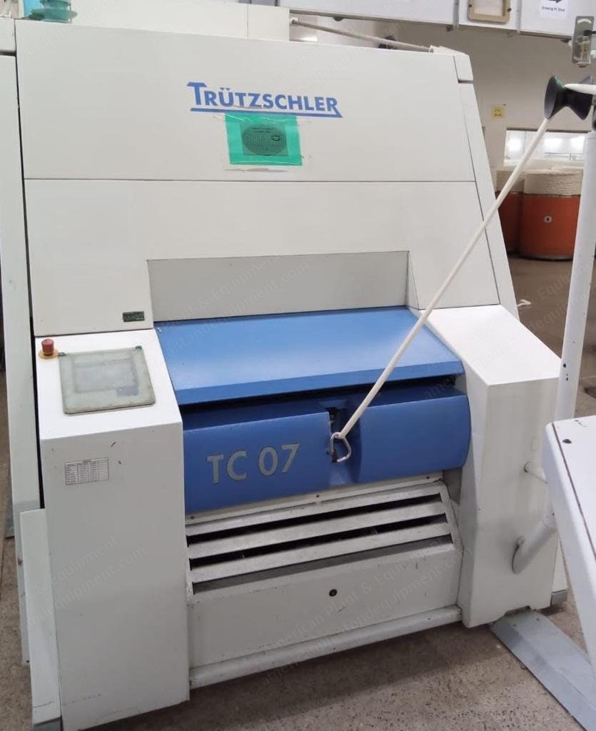Trutzschler, TC07, 2012, Carding Machine, Working Width 1000mm, Capacity 80 kg/h