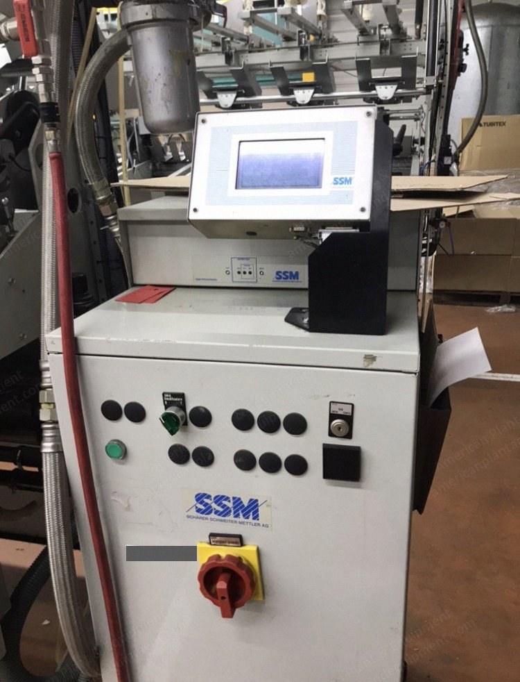 SSM, DP2/C, 1999, Air Covering Machine, 40 Positions, Heberlein Jet P212