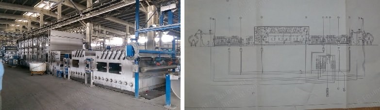 Brugman, Bubo-Matic, 1996, Bleaching and Washing Range, 3000mm Working Width, 5 Chambers