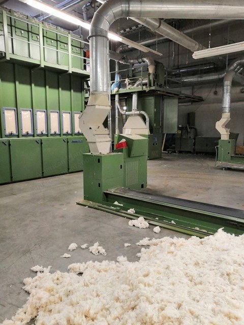 Trutzschler Blow Room, 1995/1996, Blendomat BDT-1 X9/2.300, CVT1/1600, MCM 6/1600